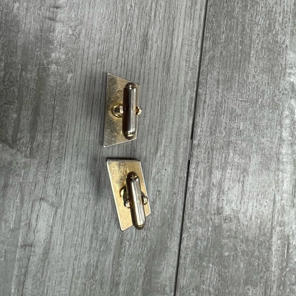 Vintage Anson Gold Tone Art Deco Cufflinks - Picture 2 of 6